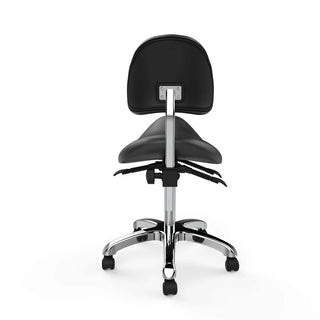 U-91025A Ergonomic Saddle Stool with Lengthened Back Support