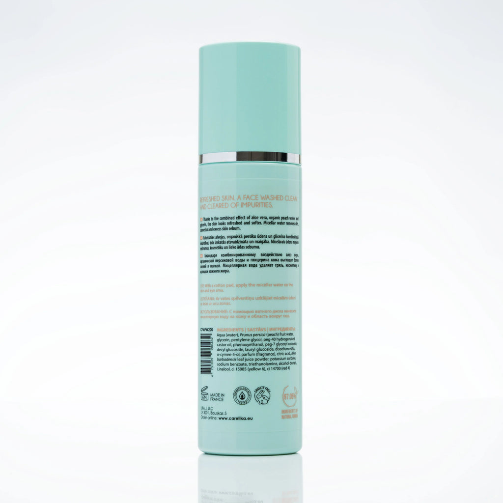 CARELIKA Micellar Peach Cleansing Water 200ml