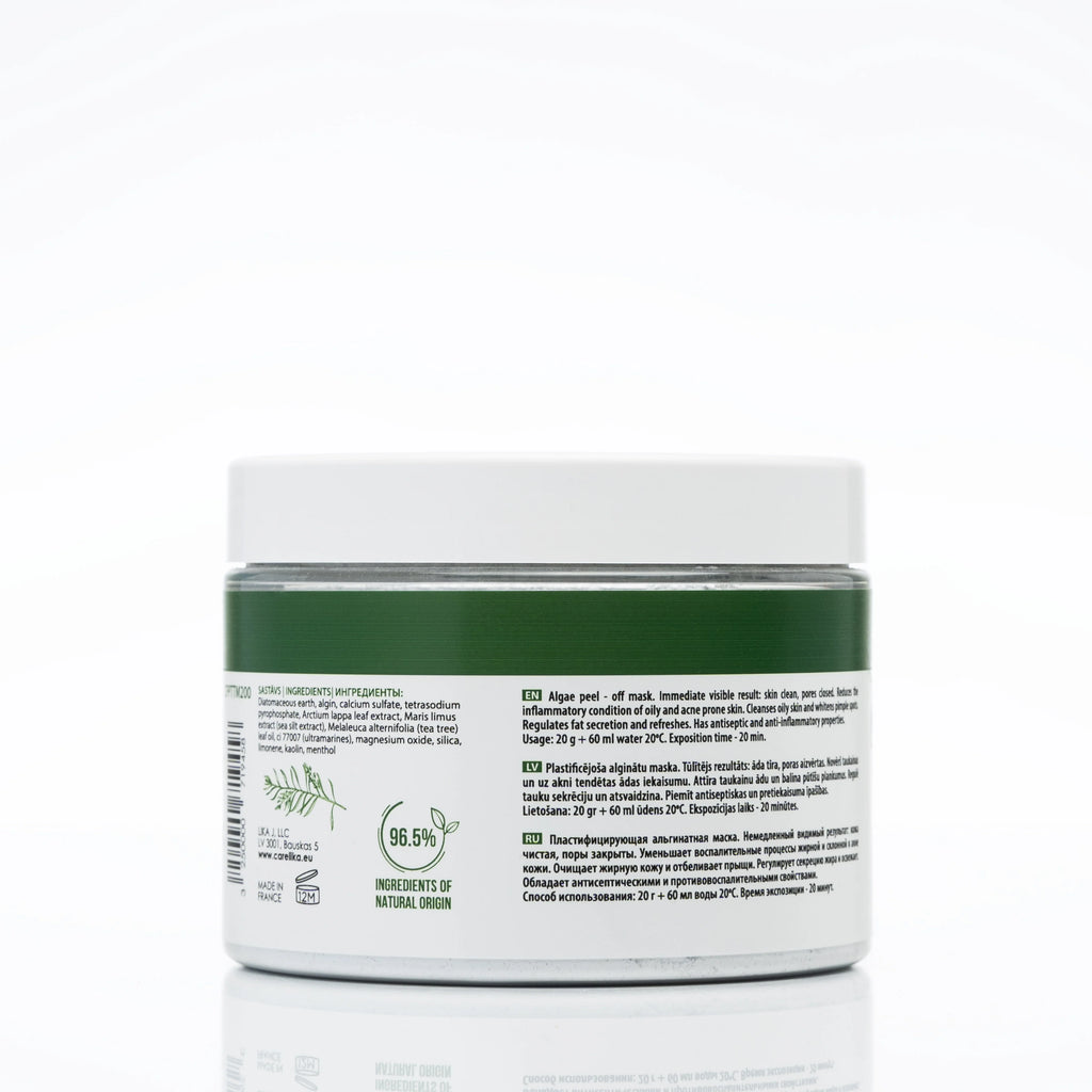 CARELIKA Algae Peel Off Mask Tea Tree Oil 200gr