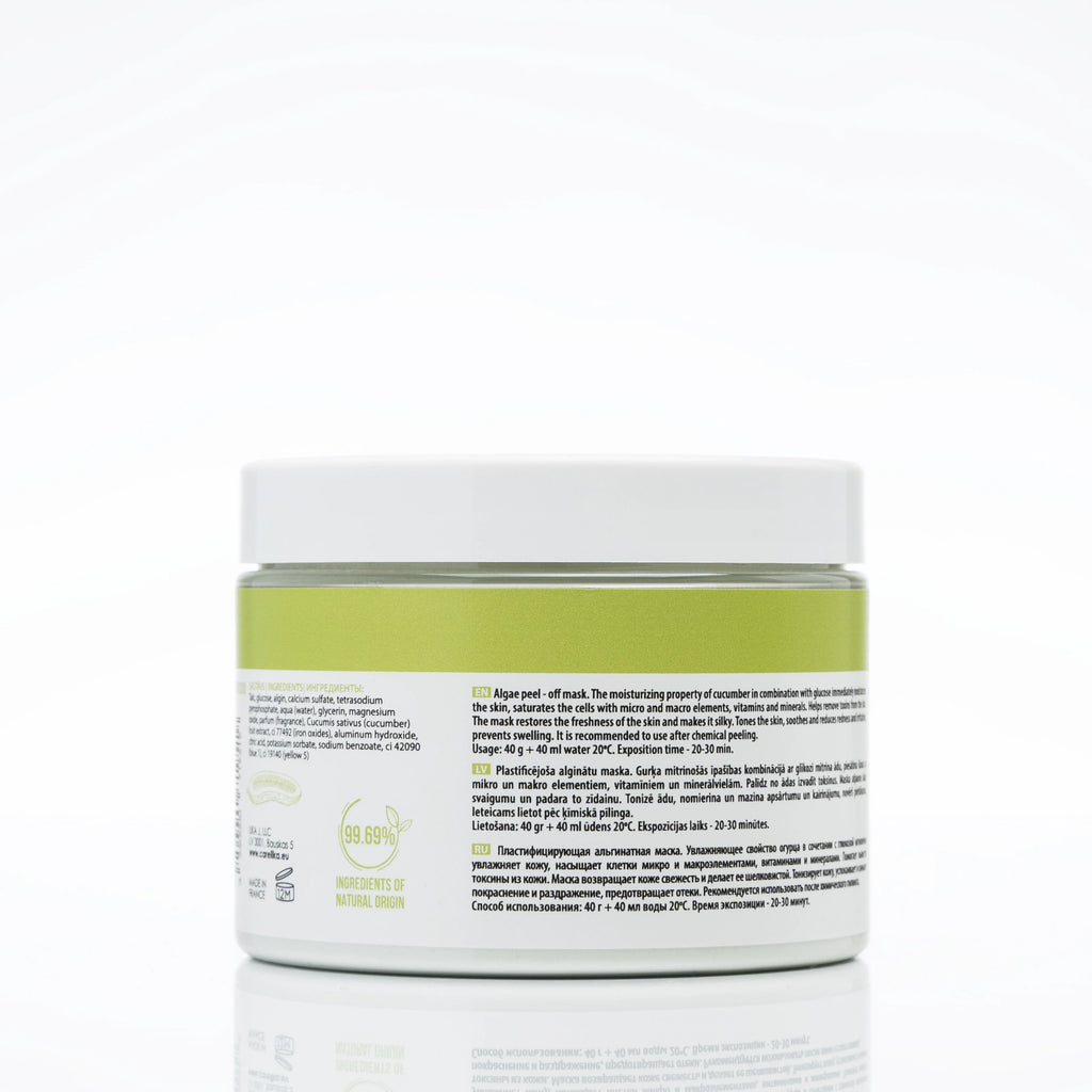CARELIKA Algae Peel Off Mask Cucumber Extract with Glucose 200gr