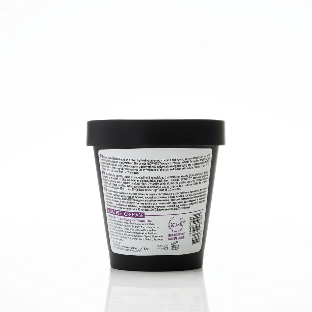 CARELIKA Algea Peel Off Mask Biowhite and Vitamin C Jar 25gr