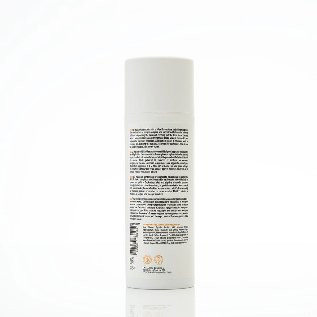 CARELIKA Amber Therapy Gel Mask 15in1 (with Succinic Acid 2%) 150ml