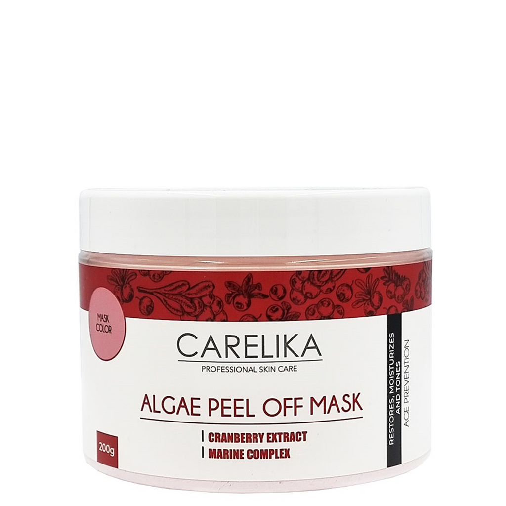 CARELIKA Algae Peel Off Mask Cranberry Extract with Glucose 200gr