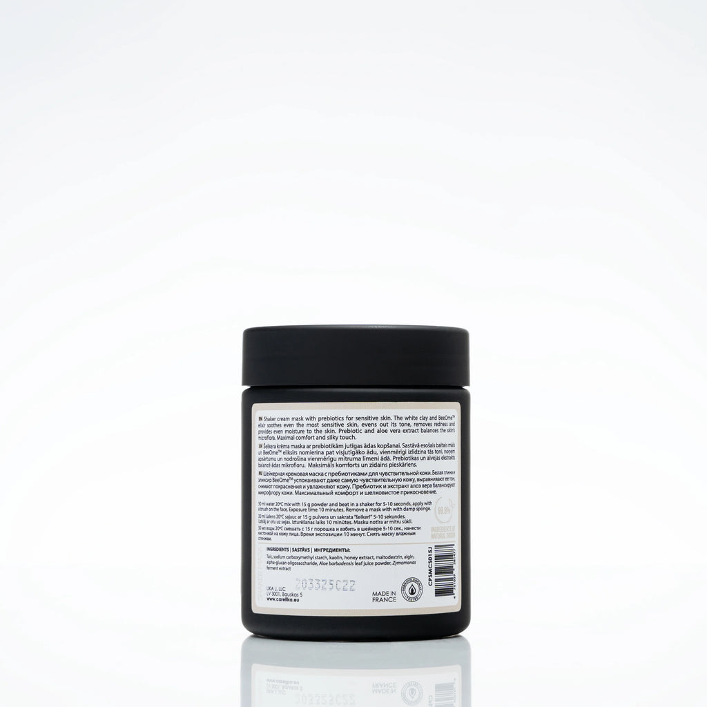 CARELIKA Shaker Prebiotic Creamy Mask Black Beeome Jar 15gr.