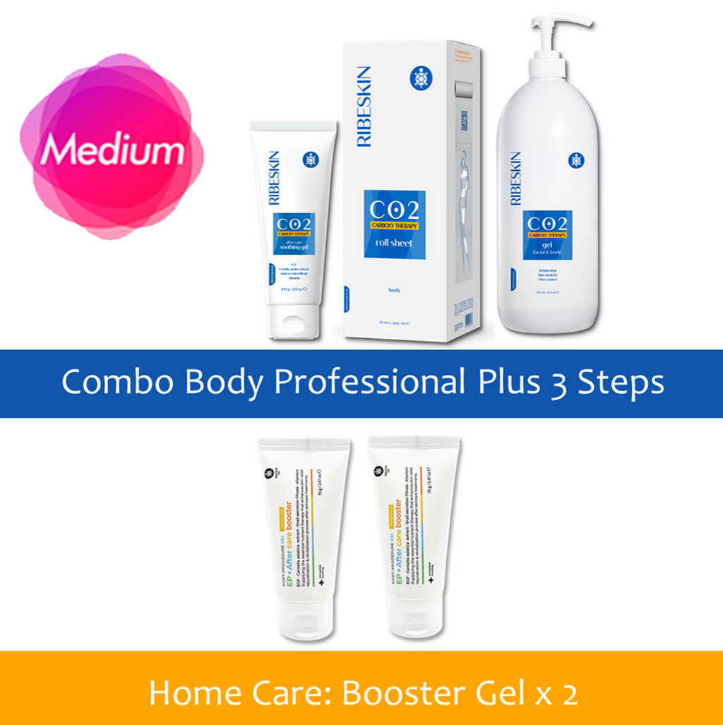 Ribeskin CO2 Carboxy Therapy Body Professional - Combo Plus 5 Pcs (Retail Products included)