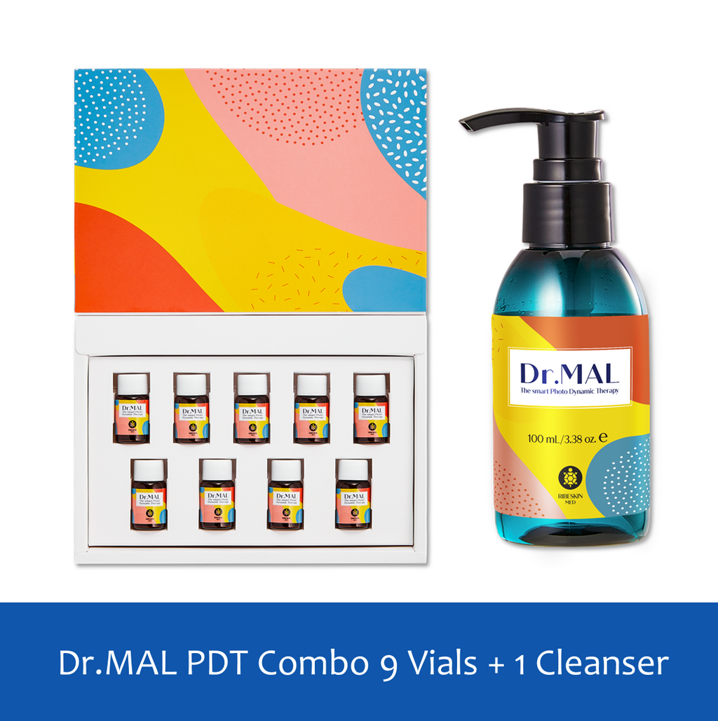 Dr.MAL PDT Combo 9 Vials + 1 Cleanser