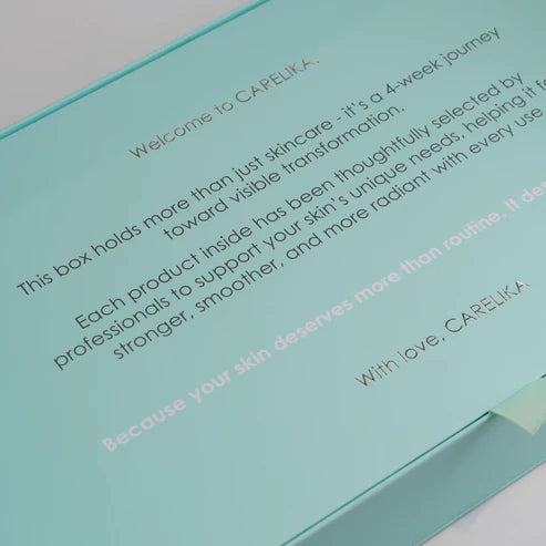 Carelika 4 Week Beauty Ritual Box Kit