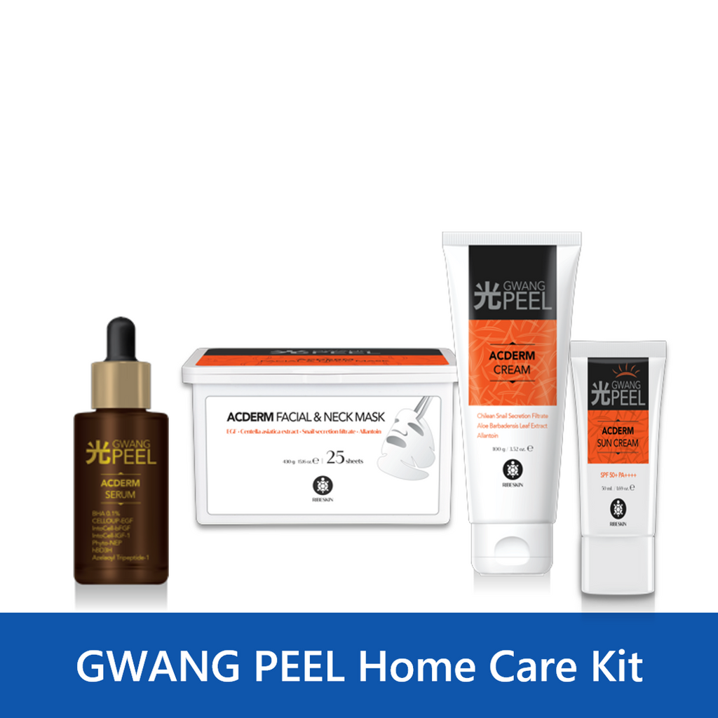 Ribeskin GWANG PEEL ACDERM Home Care kit - 4 pcs