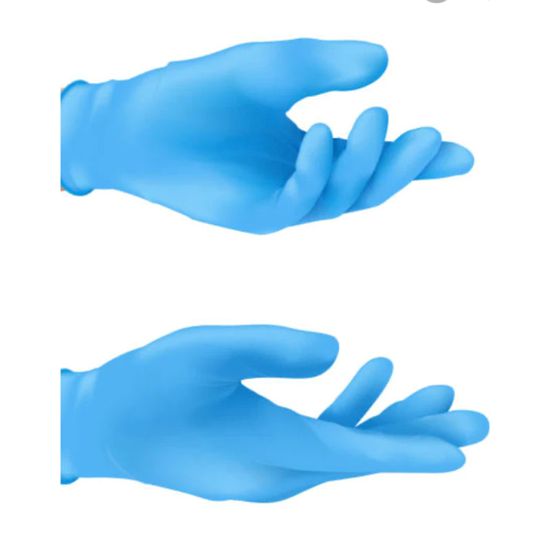 Disposable Nitrile Gloves Powder Free (Blue)