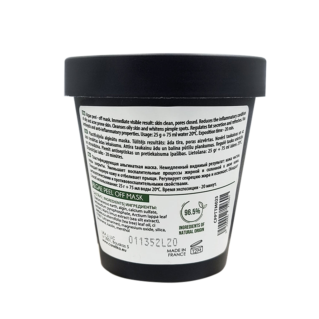 CARELIKA Algae Peel Off Mask Tea Tree Oil 25gr