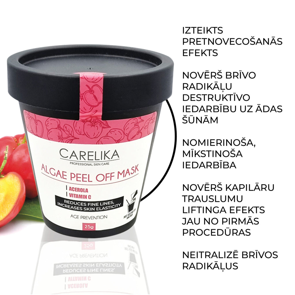 CARELIKA Algae peel off mask with acerola and vitamin C, 25g