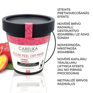 CARELIKA Algae peel off mask with acerola and vitamin C, 25g