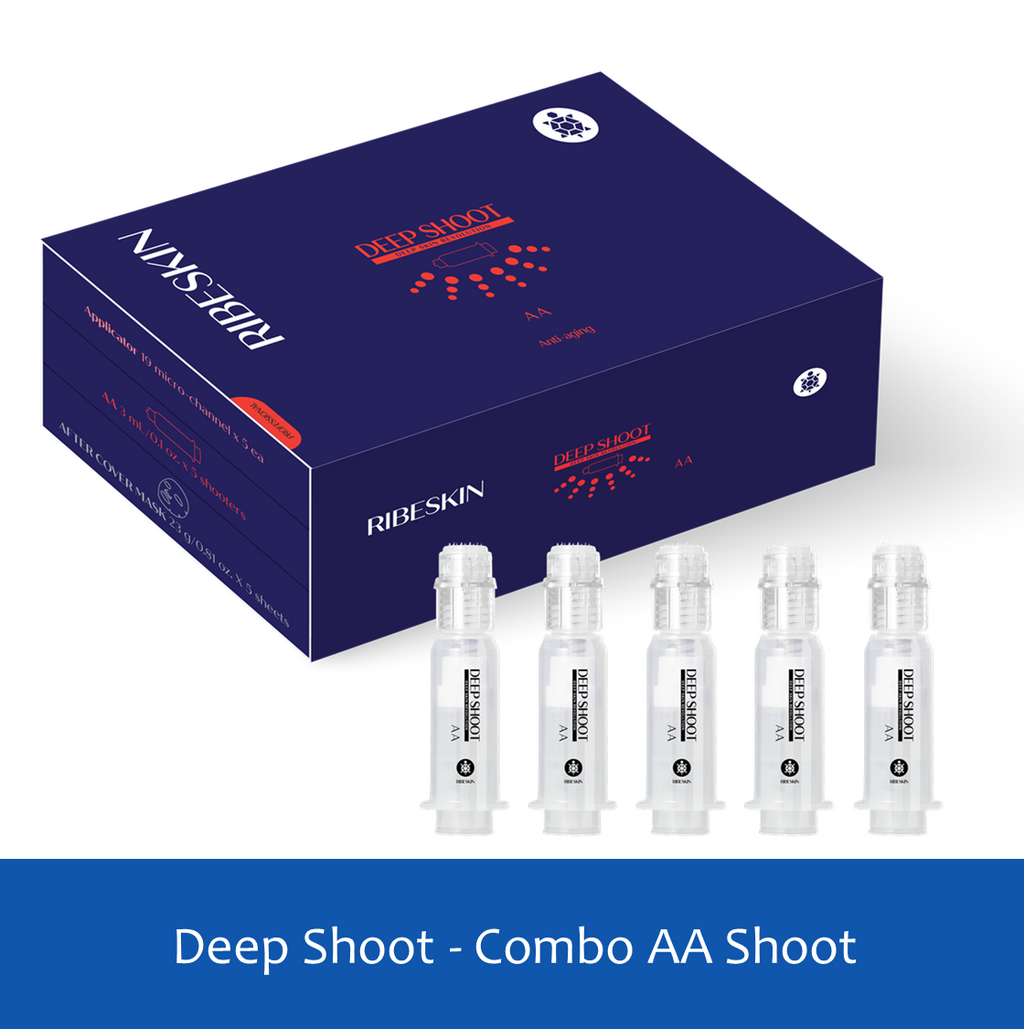 Ribeskin Combo DEEP SHOOT AA for effective Anti-Aging (5 Pcs)