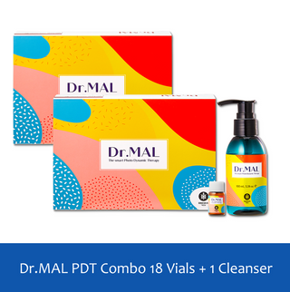 Dr.MAL PDT Combo 18 Vials + 1 Cleanser