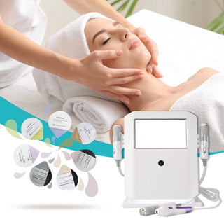 NEW RF Oxygen Facial Machine Kit Capsules / Pods Gel + Pods + Serum Antiaging