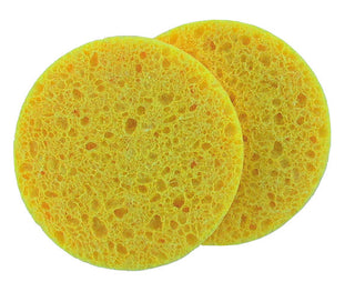 Compressed Yellow Face Sponge for Face Wash Cleansing, Exfoliating, Mask, Makeup Removal