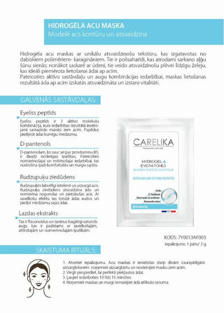 CARELIKA Moisturizing hydrogel eye patches