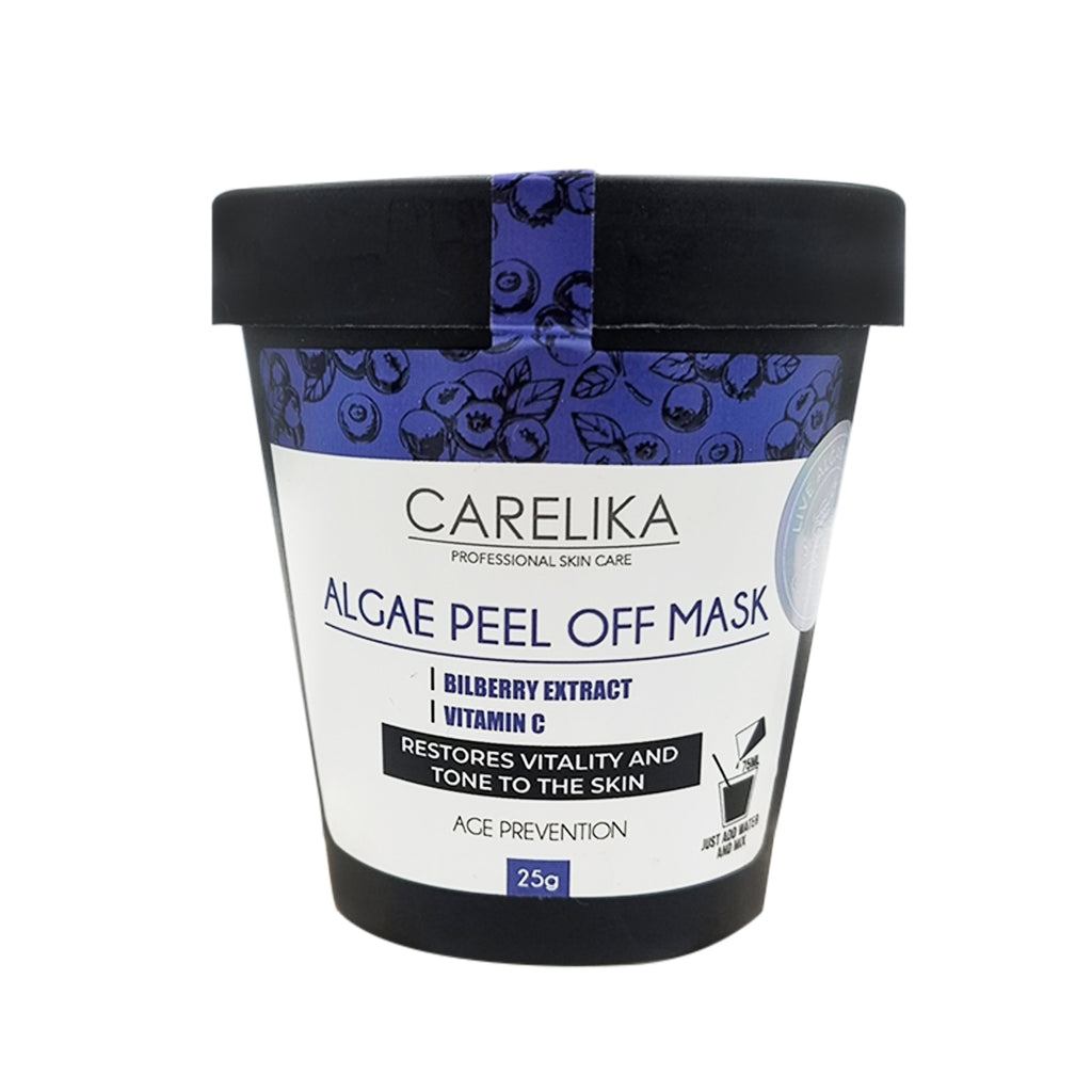 CARELIKA Algae peel off mask with bilberry extract and vitamin C, 25g