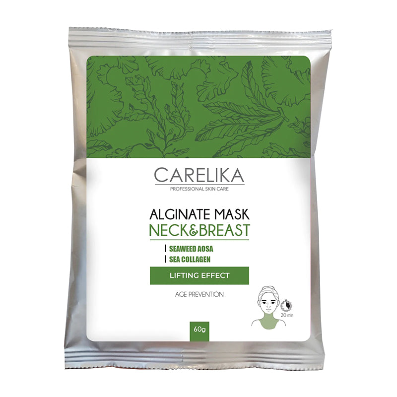 CARELIKA Alginate mask for neck and breast with green seaweed, 60g