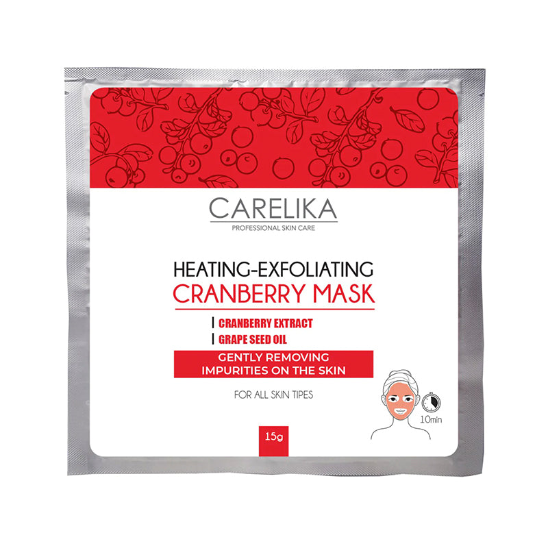 CARELIKA Heating-exfoliating cranberry face mask