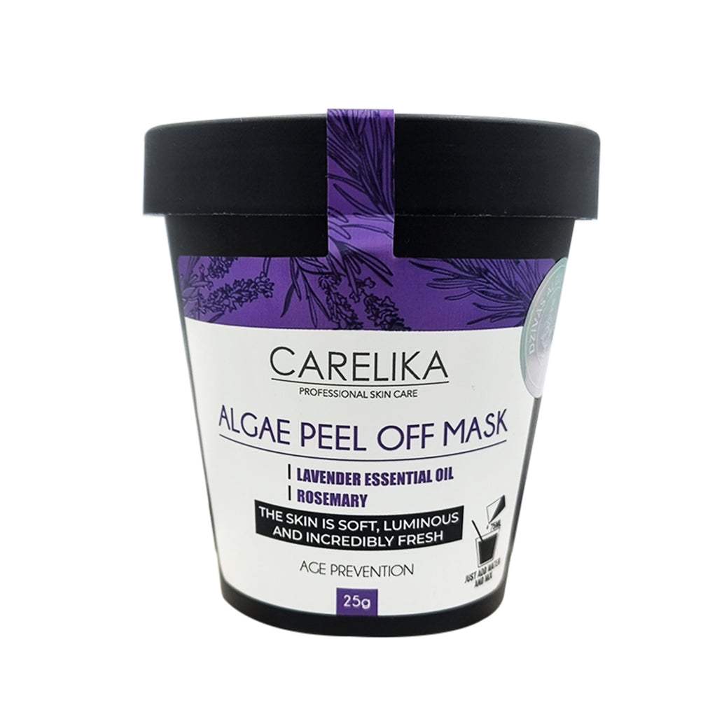 CARELIKA Algae peel off mask with lavender and rosemary, 25g