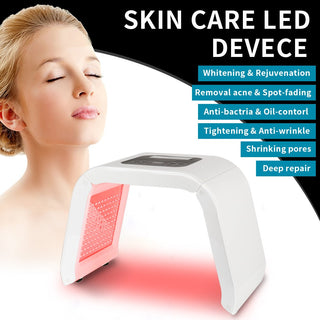 Photon light therapy beauty skin collagen device 7 colors red light therapy led facial mask