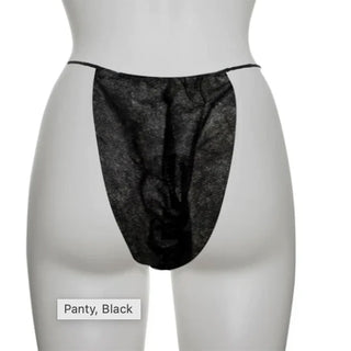 Panties Bikini Disposable (Black - 100 / Box)