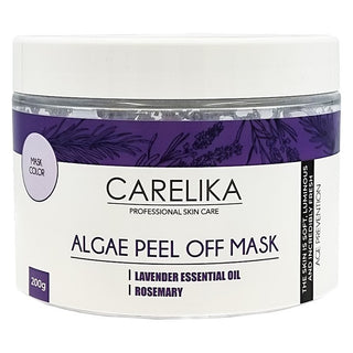 CARELIKA Algae peel off mask with lavender and rosemary, 200g