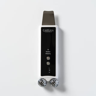 CARELIKA Double Roller and Ultrasonic Skin Scrubber