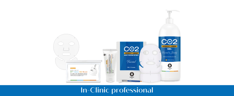 Ribeskin CO2 Carboxy Therapy Facial Professional - Combo 4 Pcs